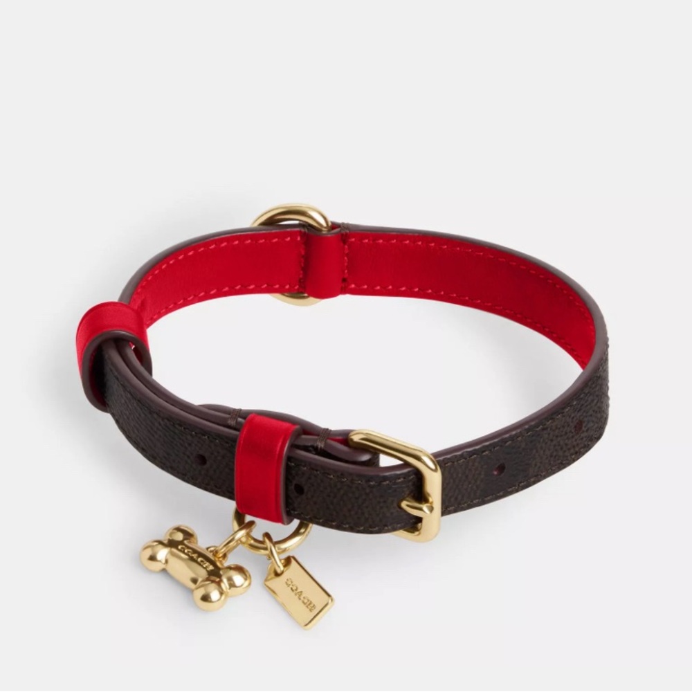 Coach Boxed Pet Collar NIB PRICE FIRM